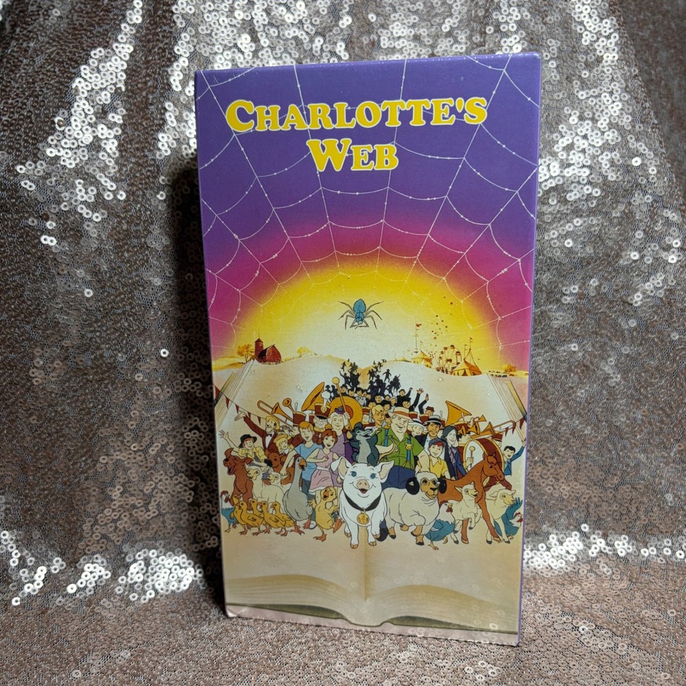 Charlottes Web VHS 1973 Animated Movie Paramount Factory Sealed 8099 Vintage